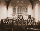 Baptist Church interior about 1908